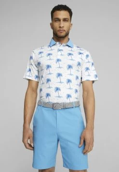 Puma Mattr Mirage Golf - Poloshirt - White Glow Regal Blue