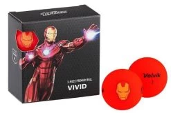 Volvik Marvel Iron Man 4-Pack Golfballen