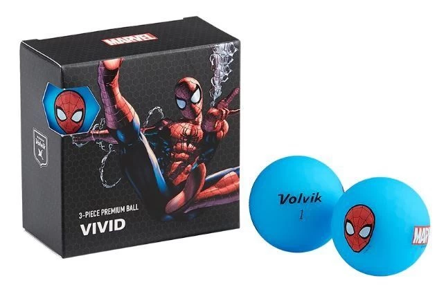 Volvik Marvel Spider Man 4-Pack Golfballen 1 Volvik Marvel Spider Man 4-Pack Golfballen