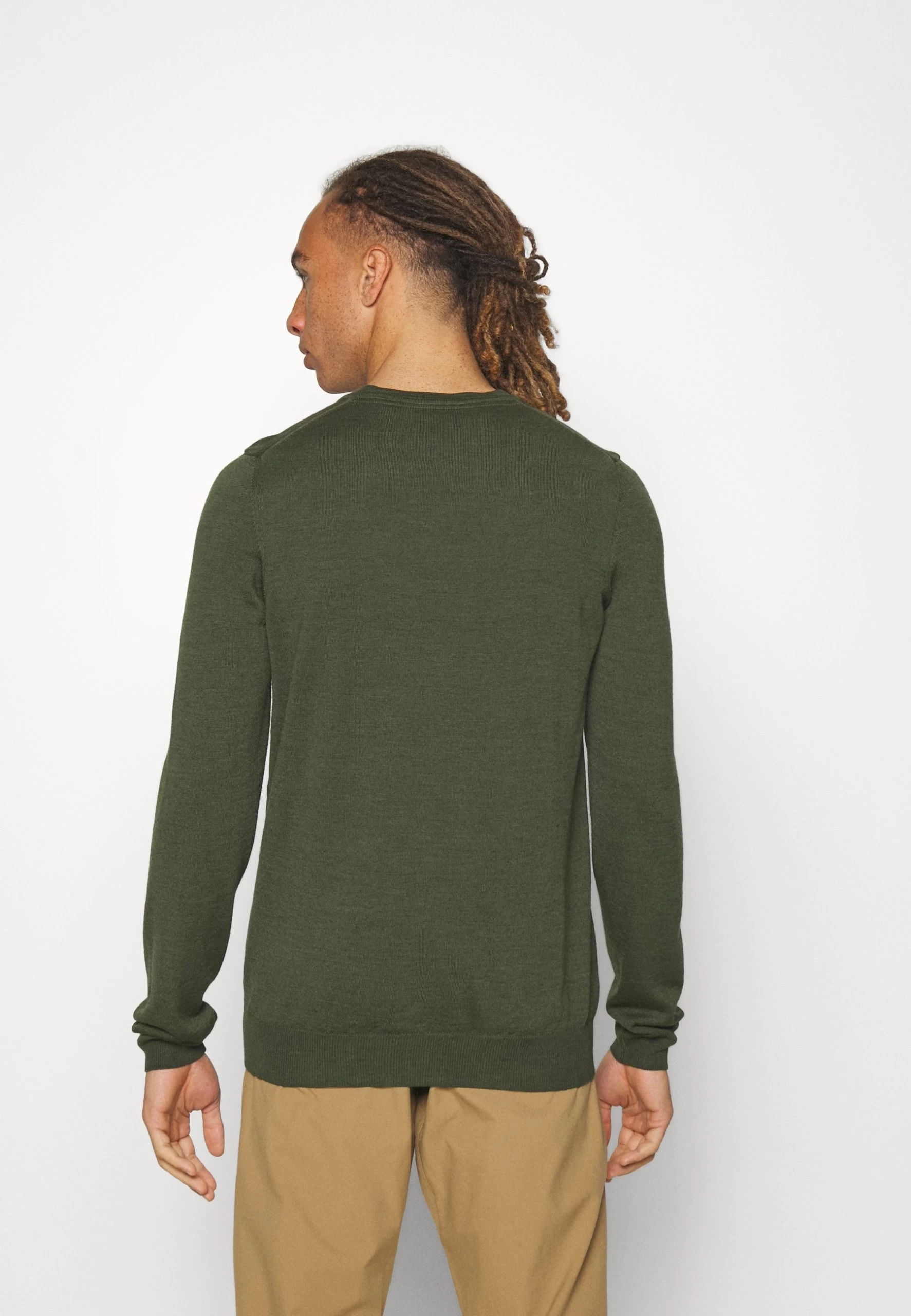 Lyle & Scott Golf V Neck - Trui - Cactus Green 1 Lyle & Scott Golf V Neck - Trui - Cactus Green