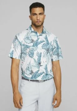 Puma Cloudspun Aloha Golf - Poloshirt - White Glow Pacific Green