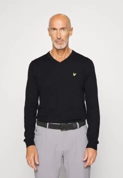 Lyle & Scott Golf V Neck - Trui - Jet Black