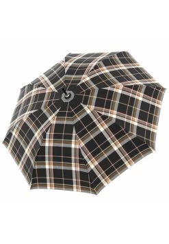 Zürs Golf Champion- Paraplu -Beige/Braun/Rot