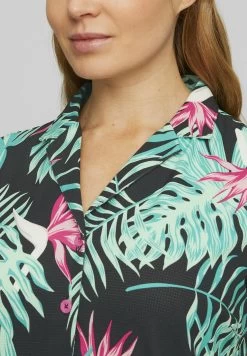 Puma Palm Tree Paradise Camp Golf - Overhemdblouse - Black -Charmant Golfen Winkel 1872c59ed5ca4ef4bc7fe385919fc3aa