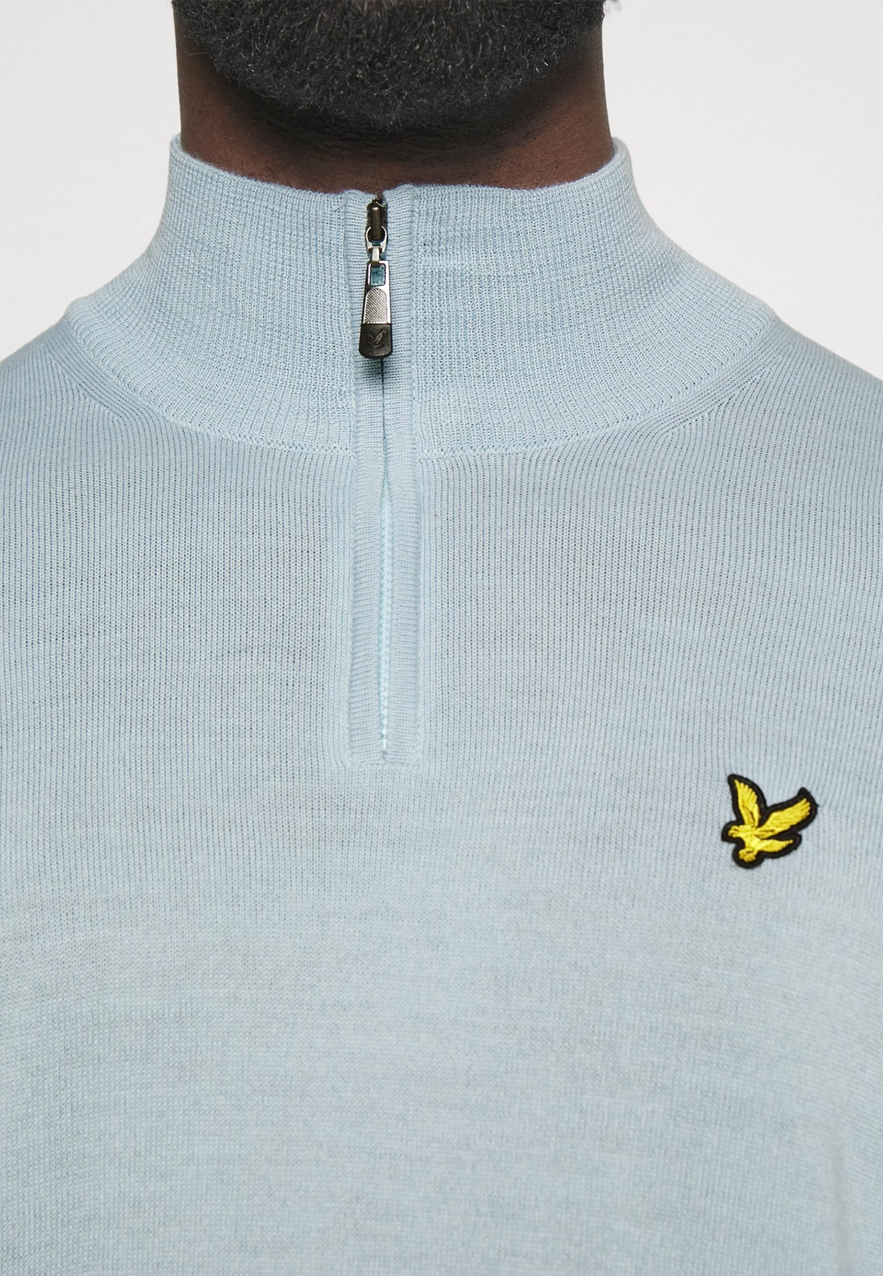 Lyle & Scott Golf Core Zip Mix - Trui - Blue Shore 6 Lyle & Scott Golf Core Zip Mix - Trui - Blue Shore - Afbeelding 6