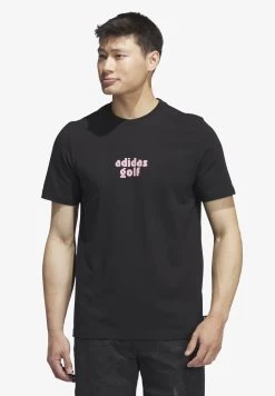 Adidas Golf Golf Gfx - T-Shirt Print - Black