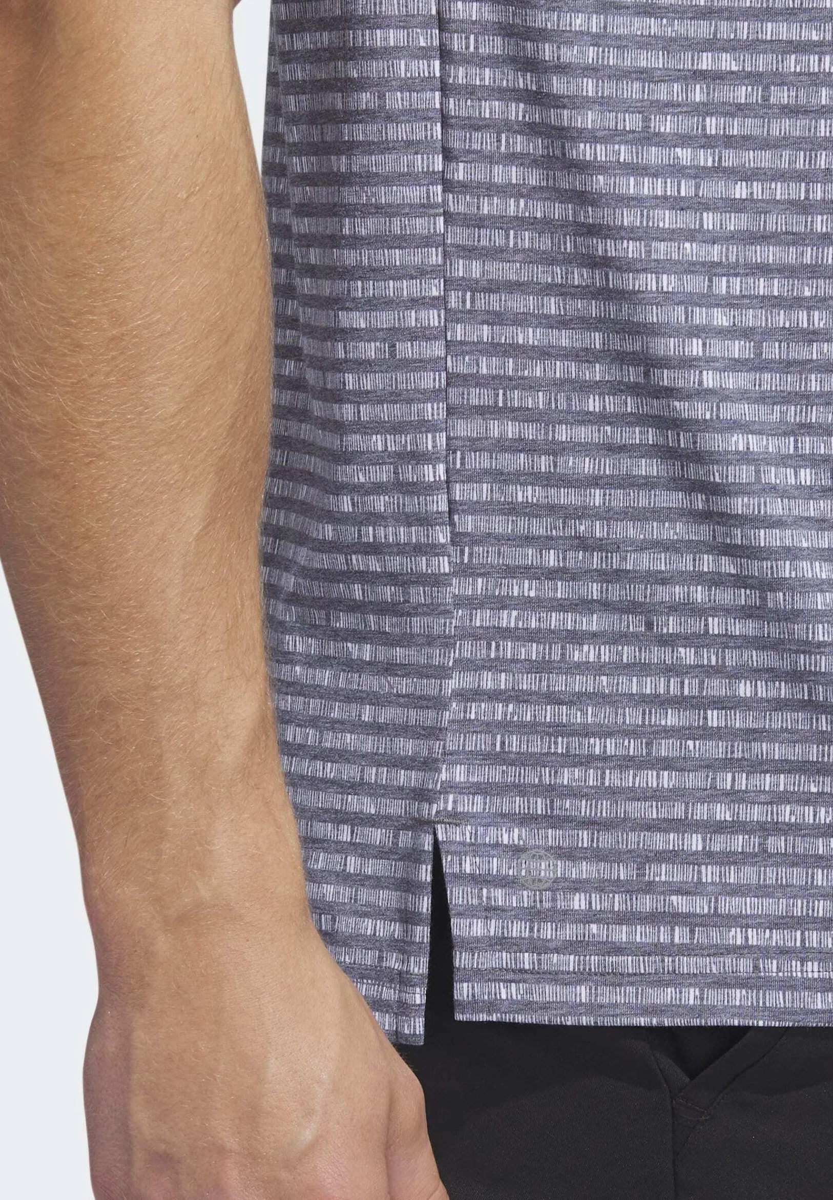 ADIDAS PERFORMANCE Go-To Striped Golf- Poloshirt - Black 4 ADIDAS PERFORMANCE Go-To Striped Golf- Poloshirt - Black - Afbeelding 4