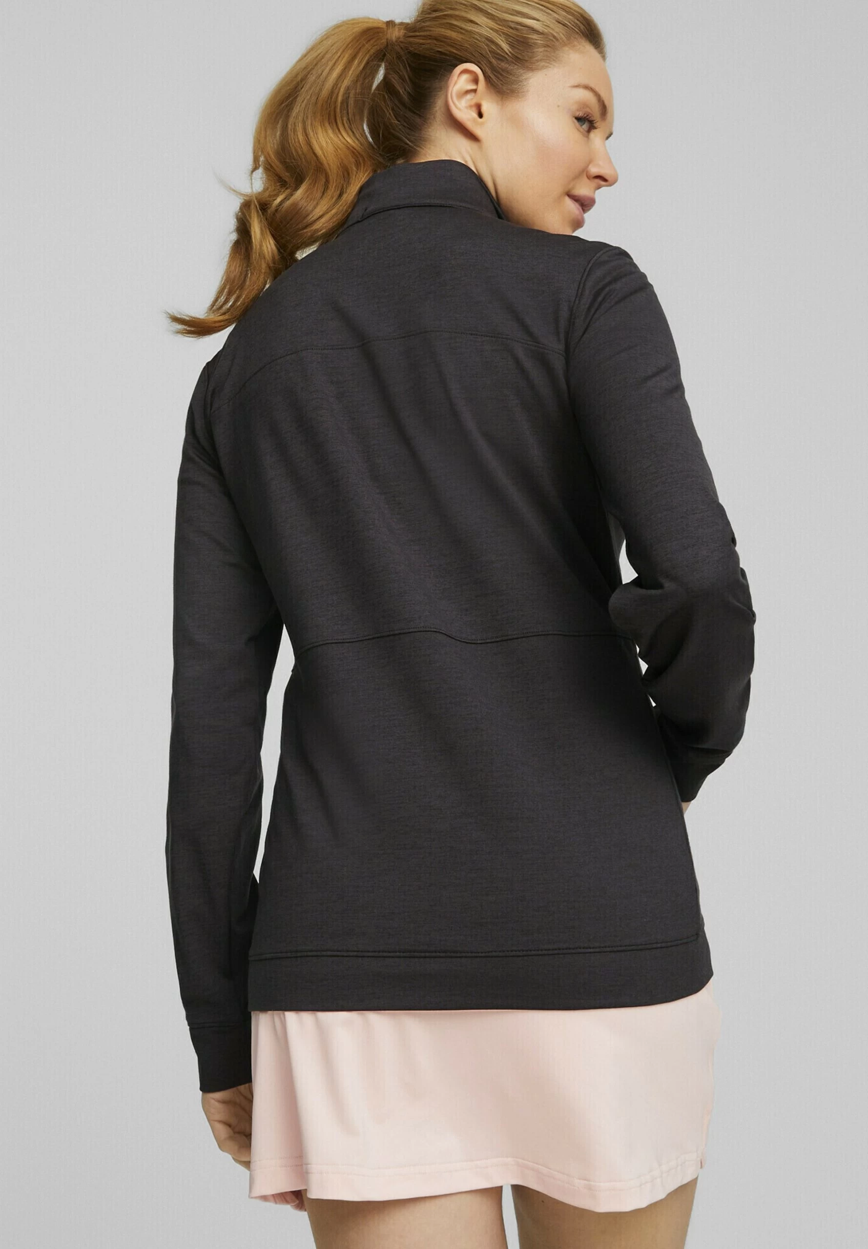 Puma Cloudspun Rockaway Golf Mit Halbem Reissverschluss - Sweater - Black 2 Puma Cloudspun Rockaway Golf Mit Halbem Reissverschluss - Sweater - Black - Afbeelding 2