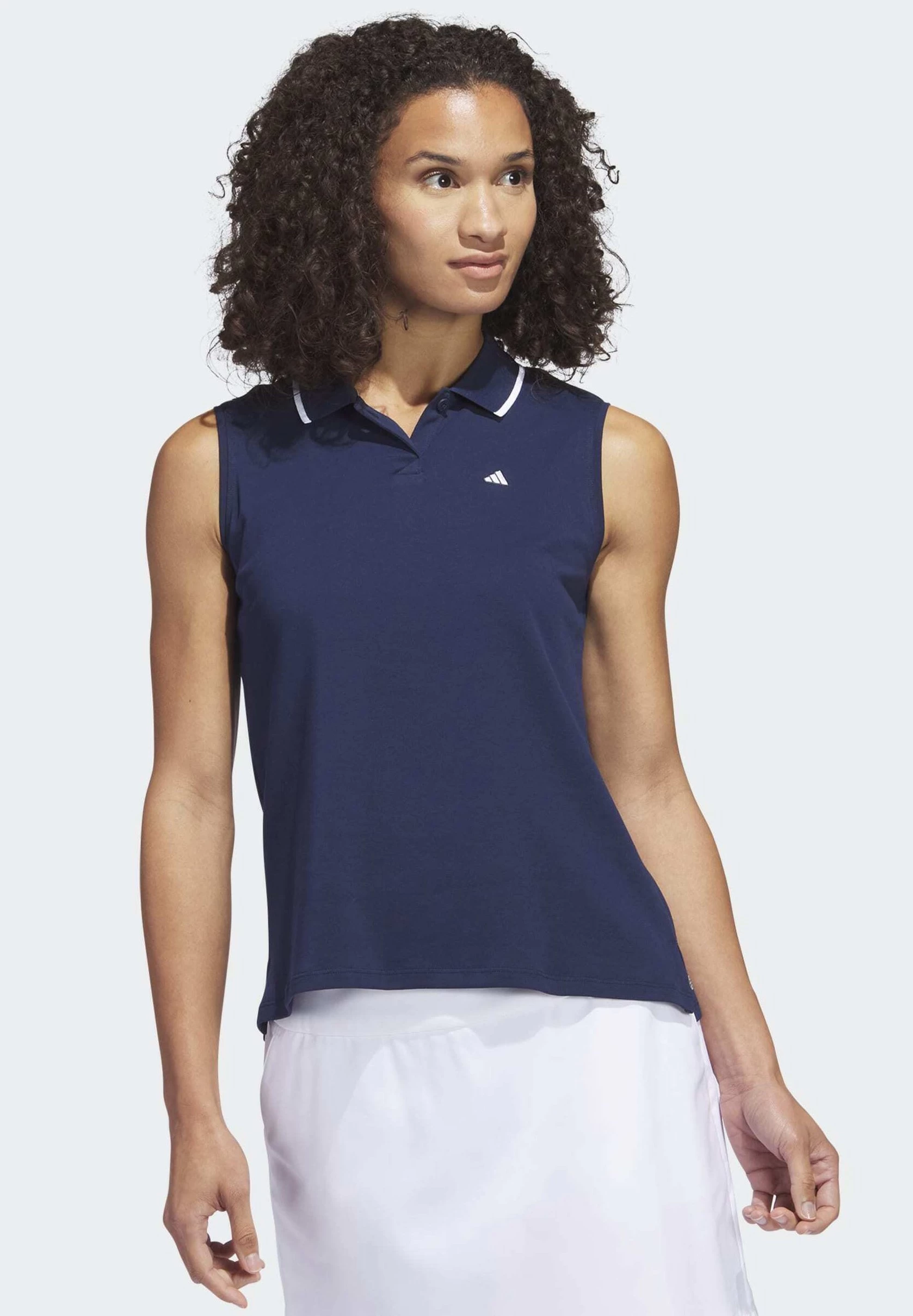 ADIDAS PERFORMANCE Go To Sleeveless Golf - Poloshirt - Collegiate Navy 1 ADIDAS PERFORMANCE Go To Sleeveless Golf - Poloshirt - Collegiate Navy
