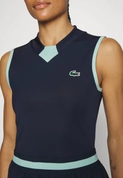 Lacoste Sport Golf Dress - Jurken - Bleu Marine Vert Clair -Charmant Golfen Winkel 2f31d0d950b04be2b49b91f59cea228a