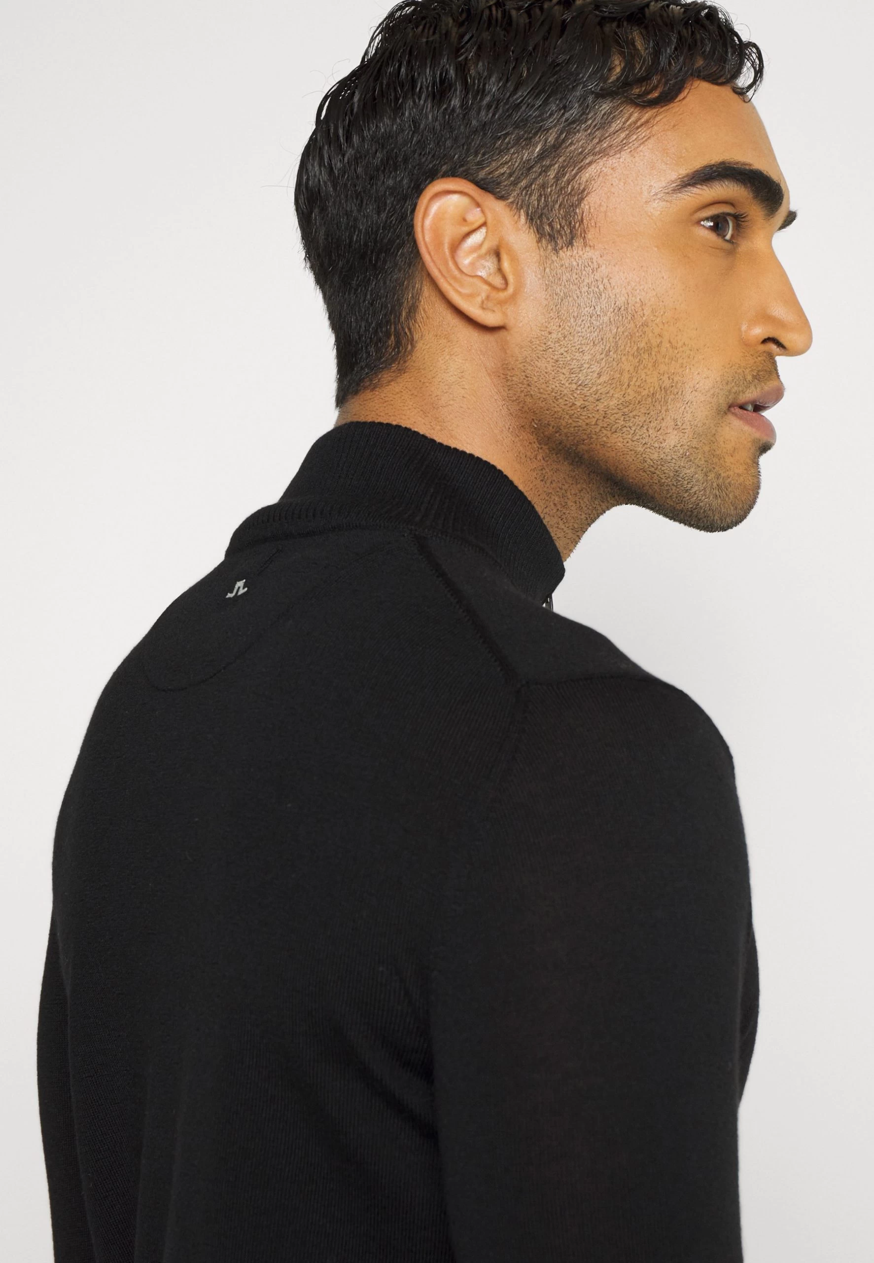 Kian Zipped Golf - Trui - Black 5 Kian Zipped Golf - Trui - Black - Afbeelding 5