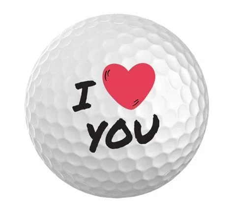 JUMBO SPORTS I Love You Golfbal 1 JUMBO SPORTS I Love You Golfbal