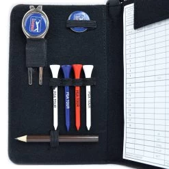 PGA TOUR Real Leather Score Card And Accessory Wallet -Charmant Golfen Winkel 3070020108 3