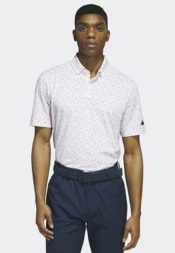 Charmant Golfen Winkel 23 ADIDAS PERFORMANCE Go-To Print Golf - Poloshirt - Coral Fusion