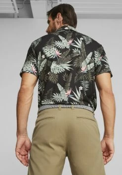 Puma Cloudspun Aloha Golf - Poloshirt - Black Eucalyptus 9 Puma Cloudspun Aloha Golf - Poloshirt - Black Eucalyptus -Charmant Golfen Winkel 3420e19fbceb456db9338f64c1818a39