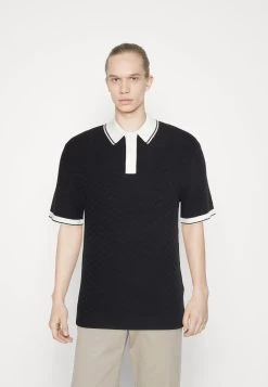 Abercrombie & Fitch Golf Shop New Button- Poloshirt - Moonless Night