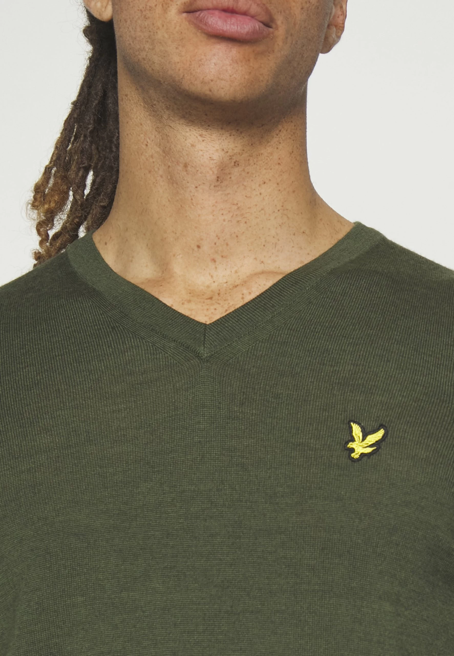 Lyle & Scott Golf V Neck - Trui - Cactus Green 6 Lyle & Scott Golf V Neck - Trui - Cactus Green - Afbeelding 6