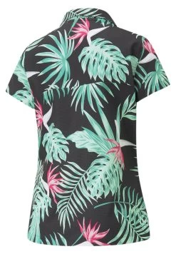 Puma Palm Tree Paradise Camp Golf - Overhemdblouse - Black -Charmant Golfen Winkel 3b17167374c94d16abe4ea3145d6de63