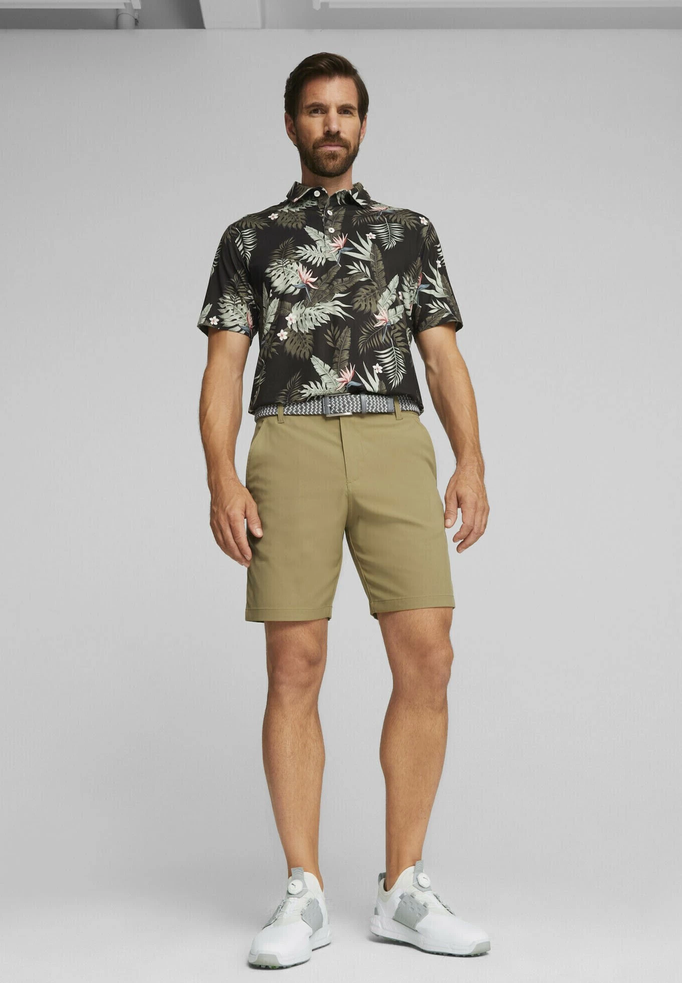 Puma Cloudspun Aloha Golf - Poloshirt - Black Eucalyptus 3 Puma Cloudspun Aloha Golf - Poloshirt - Black Eucalyptus - Afbeelding 3