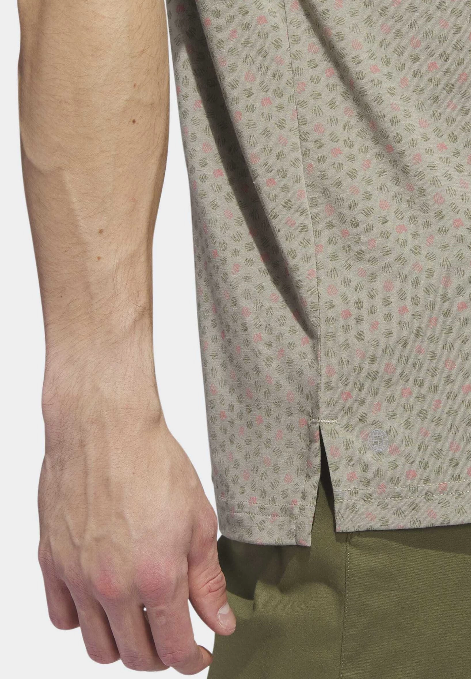 ADIDAS PERFORMANCE Go-To Print Golf - Poloshirt - Silver Pebble 4 ADIDAS PERFORMANCE Go-To Print Golf - Poloshirt - Silver Pebble - Afbeelding 4