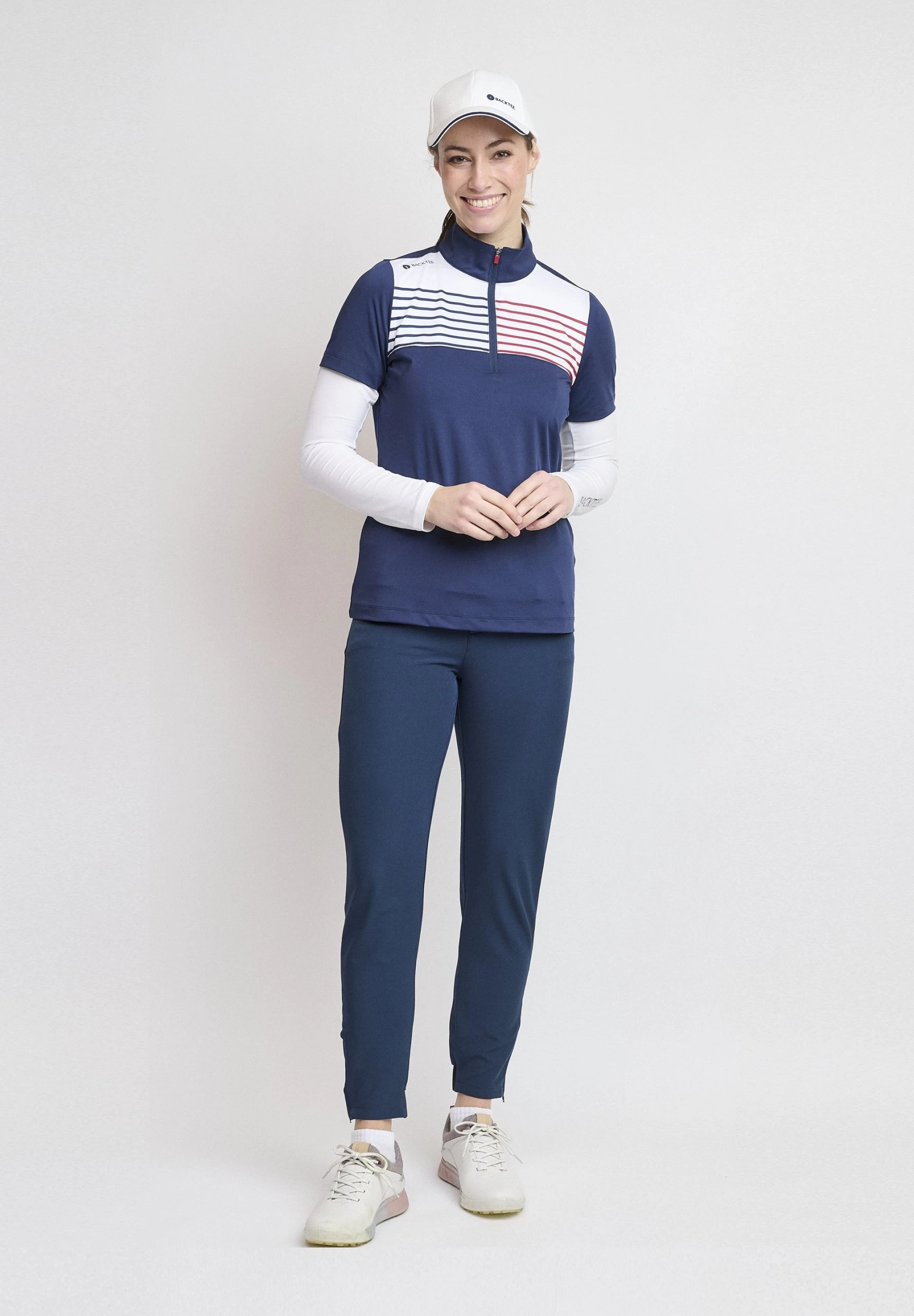Zip Golf - Poloshirt - Navy 2 Zip Golf - Poloshirt - Navy - Afbeelding 2