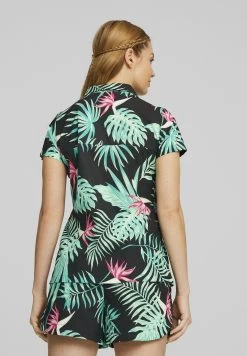 Puma Palm Tree Paradise Camp Golf - Overhemdblouse - Black -Charmant Golfen Winkel 4e059ad69f974fd8a5fd1e636f7518b4