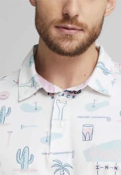 PUMA Golf X Arnold Palmer Cloudspun Golf - Poloshirt - Bright White/Pale Pink 8 PUMA Golf X Arnold Palmer Cloudspun Golf - Poloshirt - Bright White/Pale Pink -Charmant Golfen Winkel 5e4c6809f92040f8913e5d87e344dee1