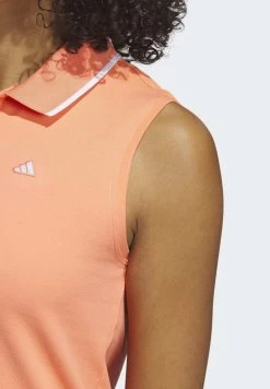 ADIDAS PERFORMANCE Go To Sleeveless Golf - Poloshirt - Coral Fusion -Charmant Golfen Winkel 6469007dba3b4f3c9bfaee5f00151efe