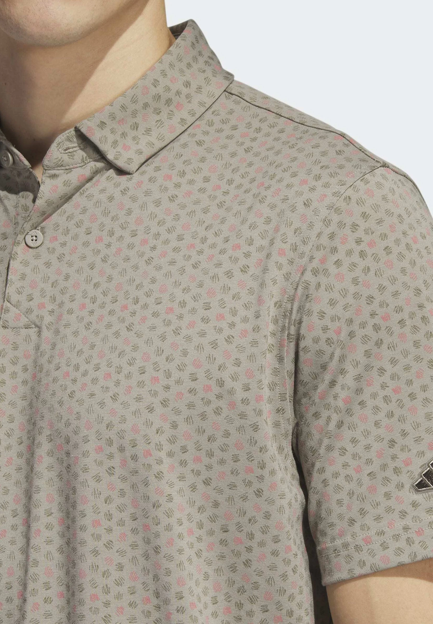 ADIDAS PERFORMANCE Go-To Print Golf - Poloshirt - Silver Pebble 3 ADIDAS PERFORMANCE Go-To Print Golf - Poloshirt - Silver Pebble - Afbeelding 3