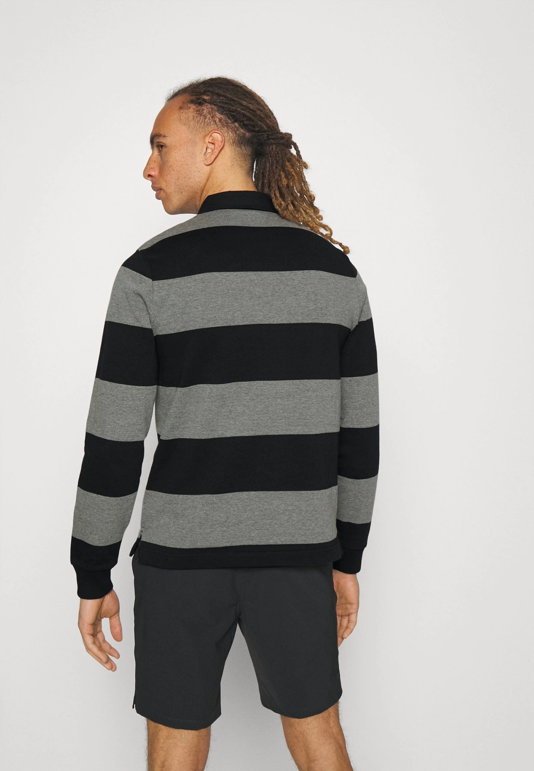 Lyle & Scott Golf Rugby - Longsleeve - Jet Black/Mid Grey 3 Lyle & Scott Golf Rugby - Longsleeve - Jet Black/Mid Grey - Afbeelding 3