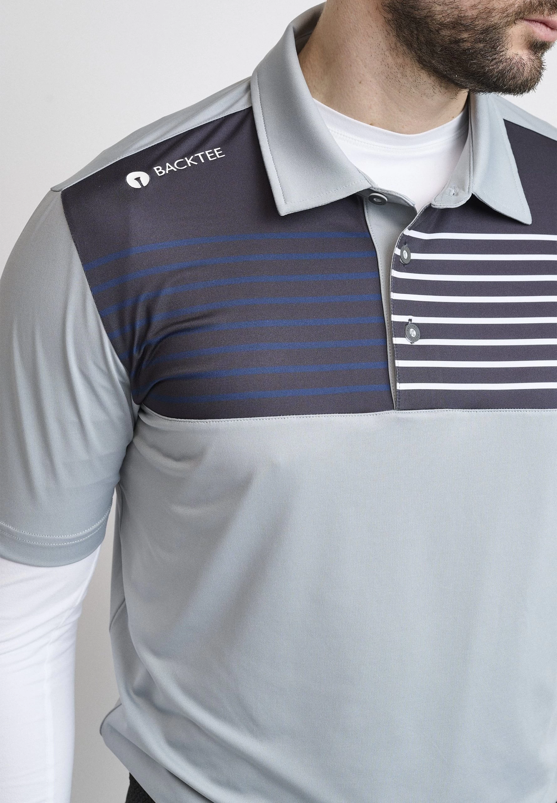 Golf- Poloshirt - Schiefer 4 Golf- Poloshirt - Schiefer - Afbeelding 4