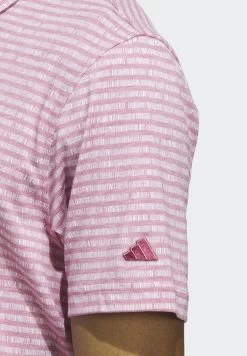 ADIDAS PERFORMANCE Go-To Striped Golf - Poloshirt - Pink Strata -Charmant Golfen Winkel 7edada4776184443bcfe3c35de791337