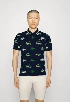 Lacoste Sport Golf All Over Print - Poloshirt - Navy Blue/Flour/Tarragon