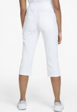 Puma Pwrshape Golf Capri - 3/4 Sportbroek - Bright White -Charmant Golfen Winkel 8628d1f1d0444c6397835411d96d3af8