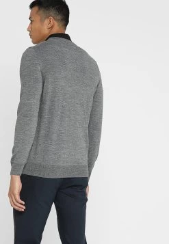 Lyle & Scott Golf V Neck - Trui - Mid Grey Marl -Charmant Golfen Winkel 91fa2e1811df45f589f60fd16d9630f6