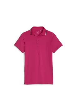 Puma Cloudspun Tipped Golf - Poloshirt - Black Strawberry Burst