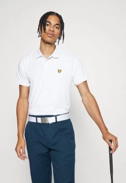Lyle & Scott Golf- Poloshirt - White -Charmant Golfen Winkel 95dd10184ebe4849b55dd443576daeb4