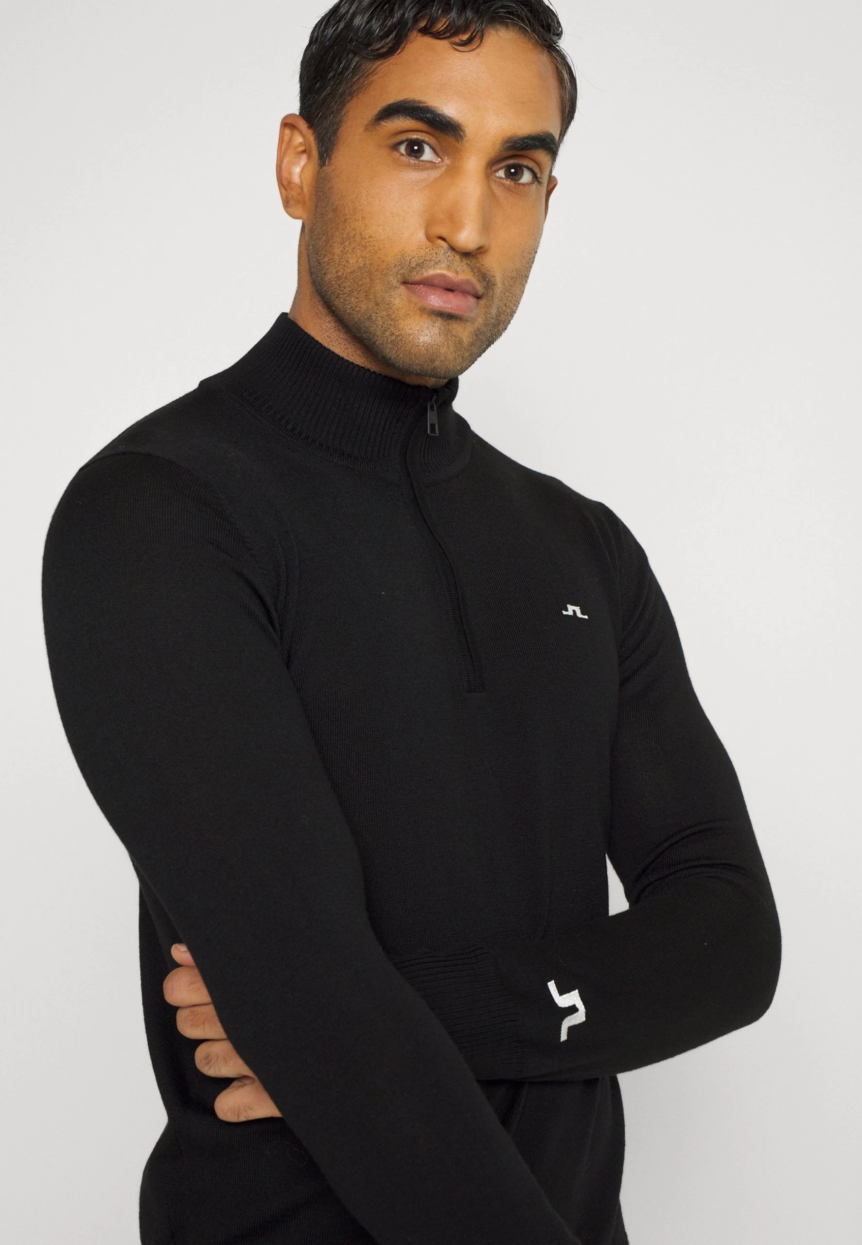 Kian Zipped Golf - Trui - Black 4 Kian Zipped Golf - Trui - Black - Afbeelding 4