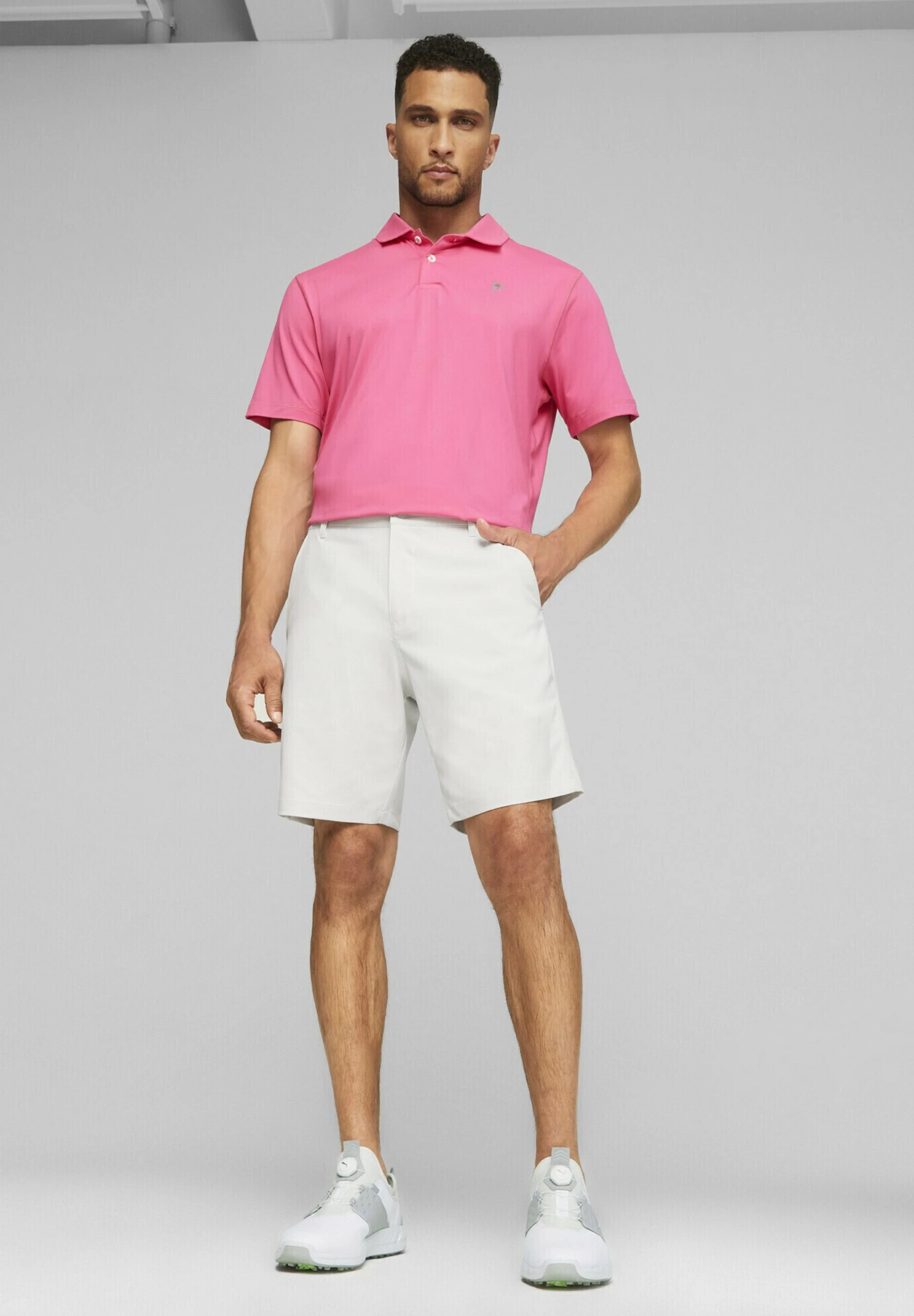 Puma X Palm Tree Golf - Poloshirt - Charming Pink 3 Puma X Palm Tree Golf - Poloshirt - Charming Pink - Afbeelding 3