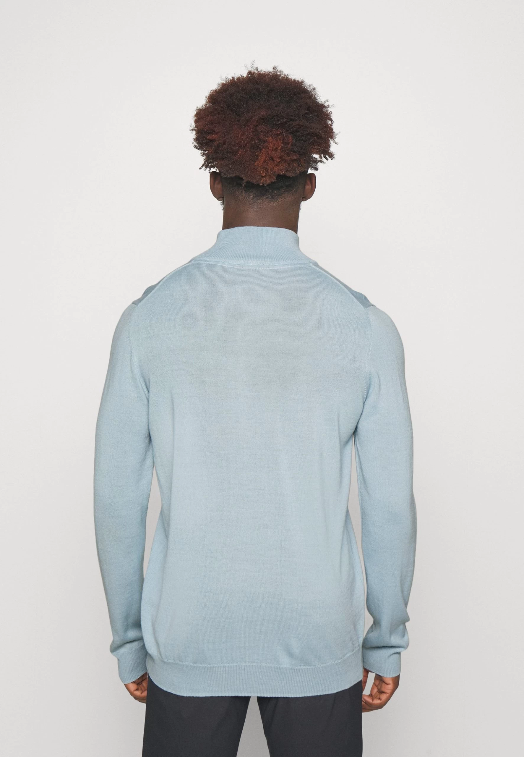 Lyle & Scott Golf Core Zip Mix - Trui - Blue Shore 3 Lyle & Scott Golf Core Zip Mix - Trui - Blue Shore - Afbeelding 3