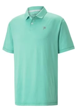 Puma X Palm Tree Golf - Poloshirt - Aqua Green -Charmant Golfen Winkel b6197437085b4c4496ddd70654814778