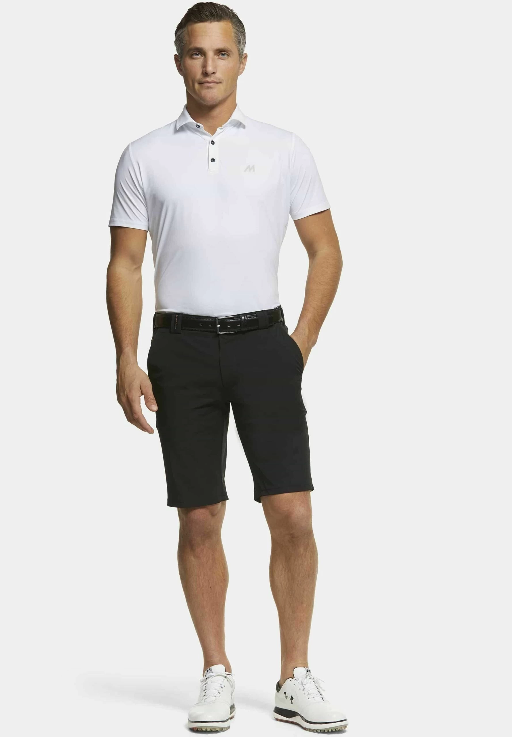 Meyer Golf-Bermuda B-St. Andrews - Shorts - Schwarz 2 Meyer Golf-Bermuda B-St. Andrews - Shorts - Schwarz - Afbeelding 2