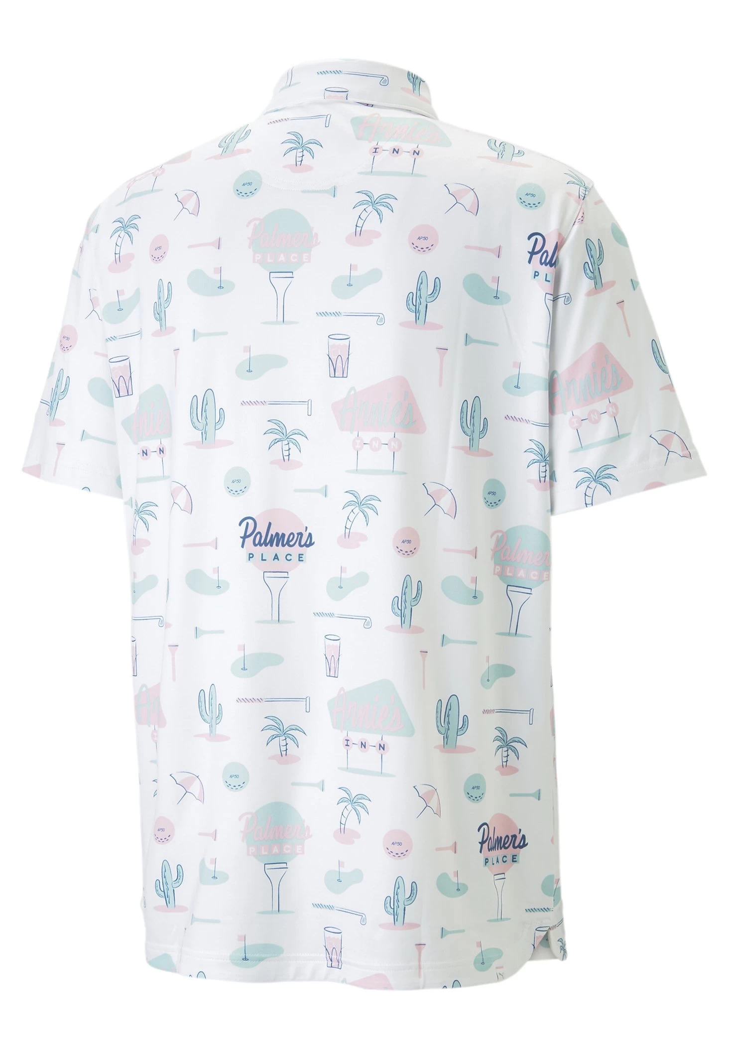 PUMA Golf X Arnold Palmer Cloudspun Golf - Poloshirt - Bright White/Pale Pink 5 PUMA Golf X Arnold Palmer Cloudspun Golf - Poloshirt - Bright White/Pale Pink - Afbeelding 5