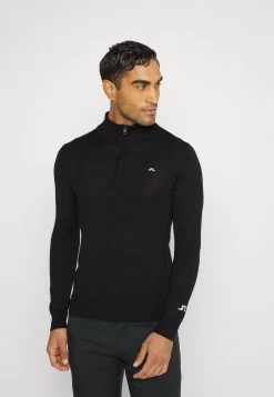 Kian Zipped Golf - Trui - Black