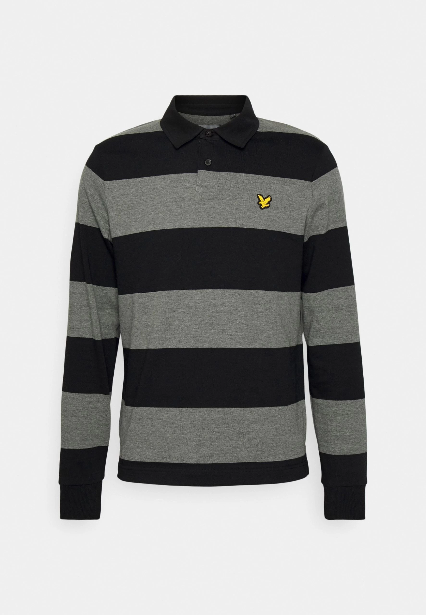 Lyle & Scott Golf Rugby - Longsleeve - Jet Black/Mid Grey 5 Lyle & Scott Golf Rugby - Longsleeve - Jet Black/Mid Grey - Afbeelding 5