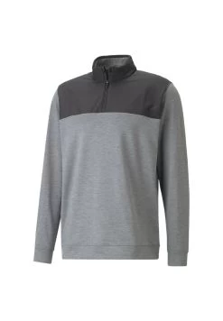 Puma Cloudspun Block Quarter-Zip Golf - Sweater - Black -Charmant Golfen Winkel d4157a576bc845cd9f387f45fb7ef5fc