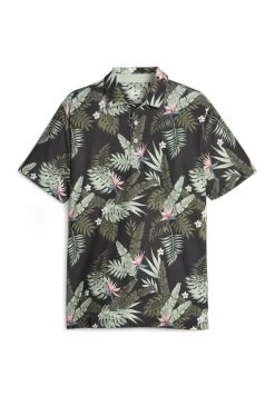 Puma Cloudspun Aloha Golf - Poloshirt - Black Eucalyptus 10 Puma Cloudspun Aloha Golf - Poloshirt - Black Eucalyptus -Charmant Golfen Winkel d5e3c97db0f94709b669f0c879da9543