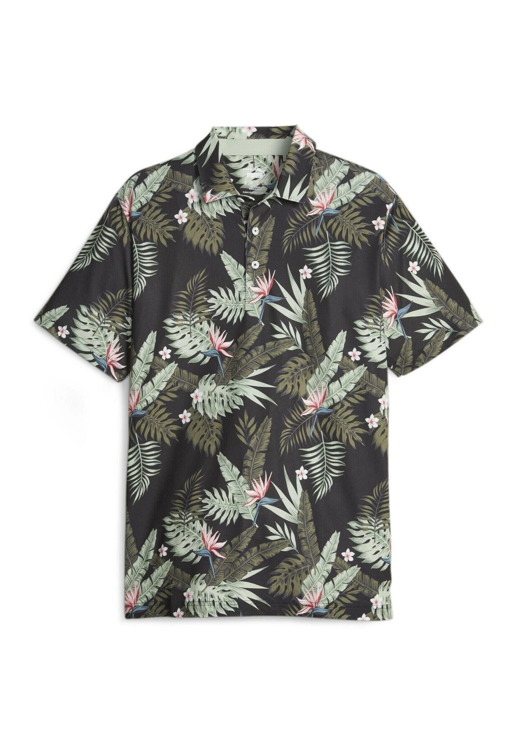 Puma Cloudspun Aloha Golf - Poloshirt - Black Eucalyptus 5 Puma Cloudspun Aloha Golf - Poloshirt - Black Eucalyptus - Afbeelding 5