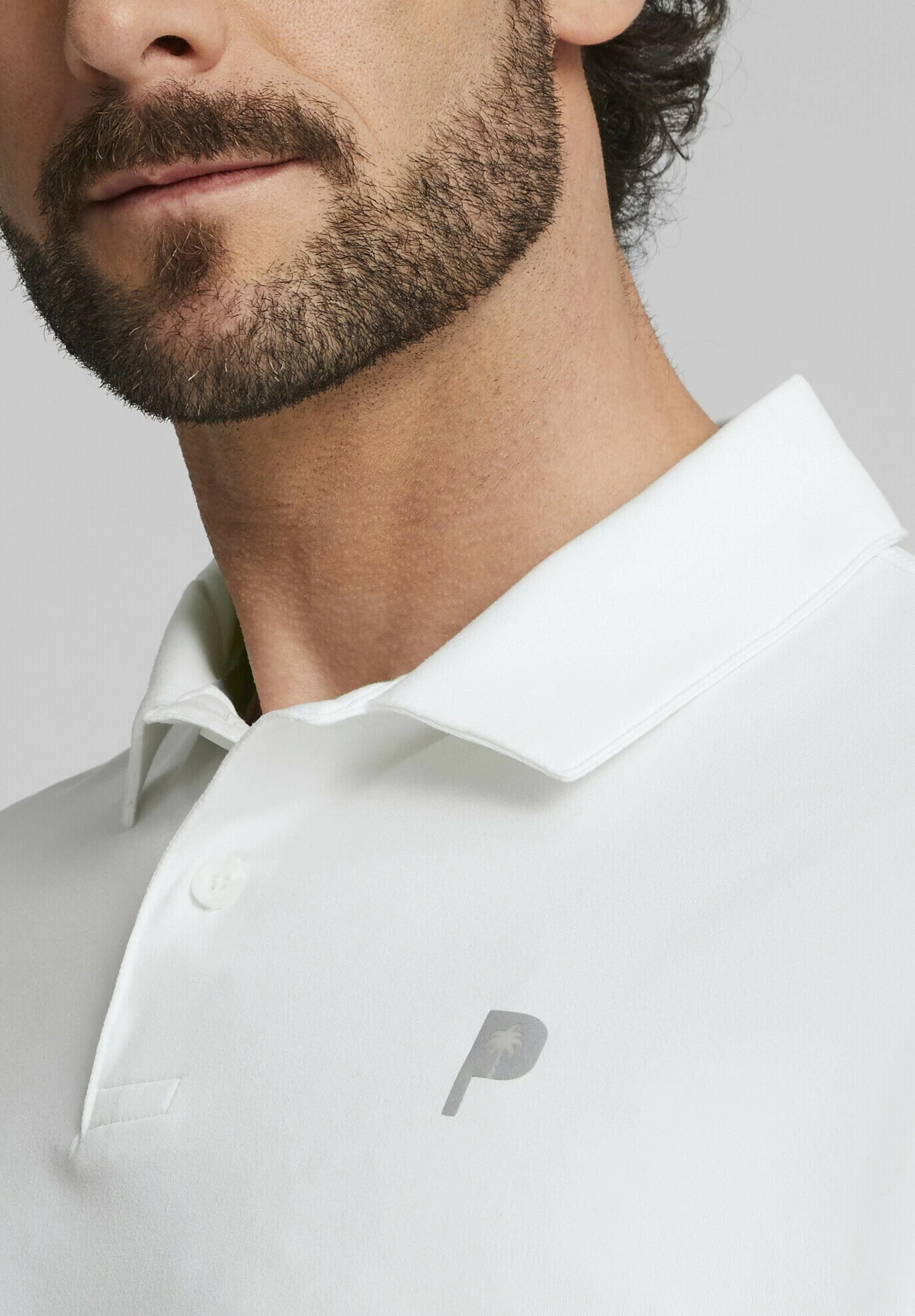Puma X Palm Tree Golf - Poloshirt - Bright White 4 Puma X Palm Tree Golf - Poloshirt - Bright White - Afbeelding 4
