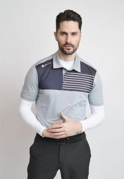 Golf- Poloshirt - Schiefer